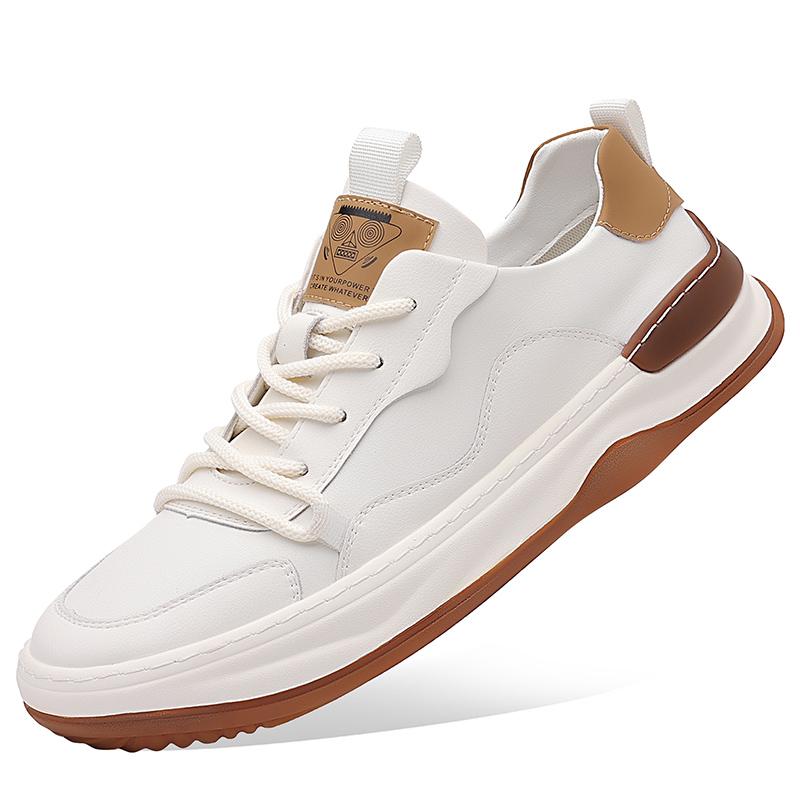 Fashion High Quality Man Luxury Designers Outdoor Sneakers Fashion Comfy Casual Leather Walking Shoes Antiskid Flat Tenis Masculino Shoe