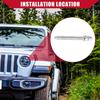 No.55078114AA Headlight Horizontal Adjustment Screws for Jeep Wrangler JK 2007-2018 / Inner/Durable / 2 Pcs/Silver Tone