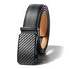 Мужской ремень с карбоновым паяным узором, ремень с автоматической пряжкой, деловой специальный кожаный ремень