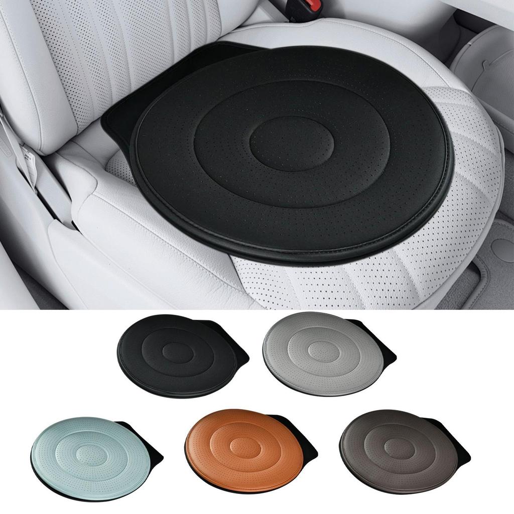 Поворотное автомобильное сиденье для пожилых людей, вращающееся на 360 градусов, автомобильные подушки на сиденье, противоскользящий коврик, поддержка стула для внедорожника, грузовика, для ежедневных поездок