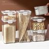 Герметичная квадратная банка для специй Five Grains Kitchen - Влагостойкий контейнер для хранения продуктов