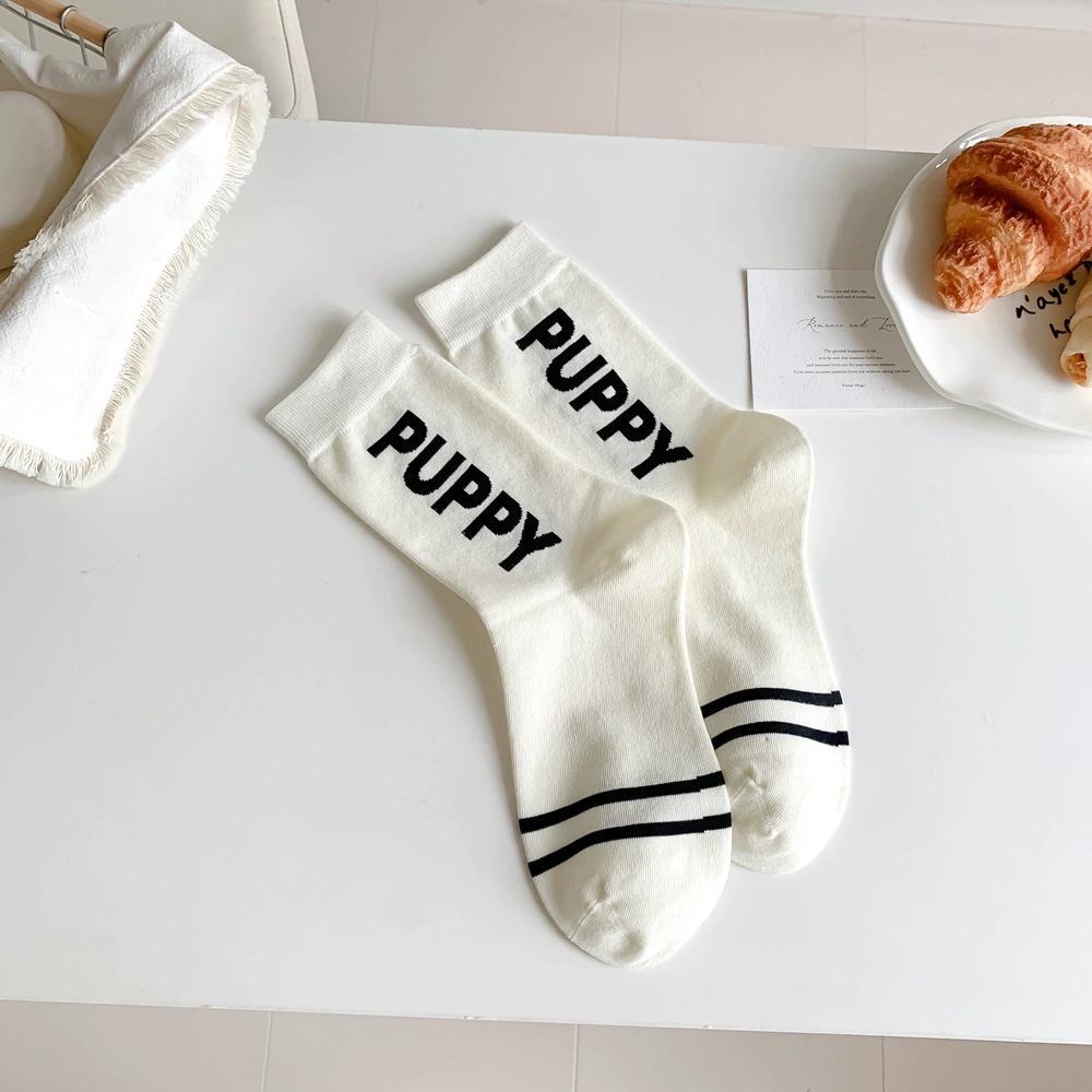 Harajuku Vintage женские носки осень зима новые трикотажные хлопковые эластичные длинные носки женские японские милые носки в горошек Kawaii Sox