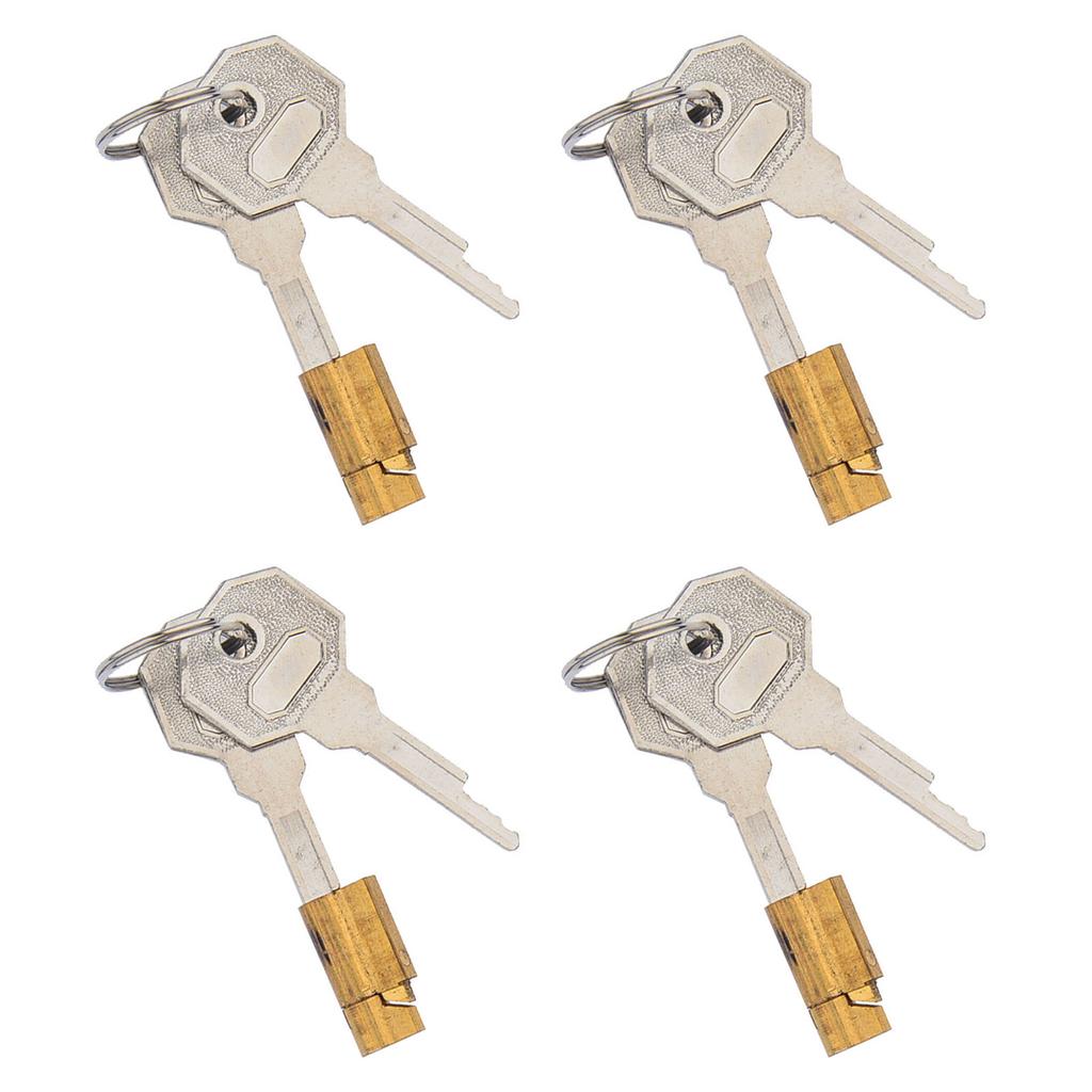 4 шт. прочных нержавеющих стальных блокираторов замочных скважин, портативный аксессуар для внутреннего дверного замка, ежедневное использование
