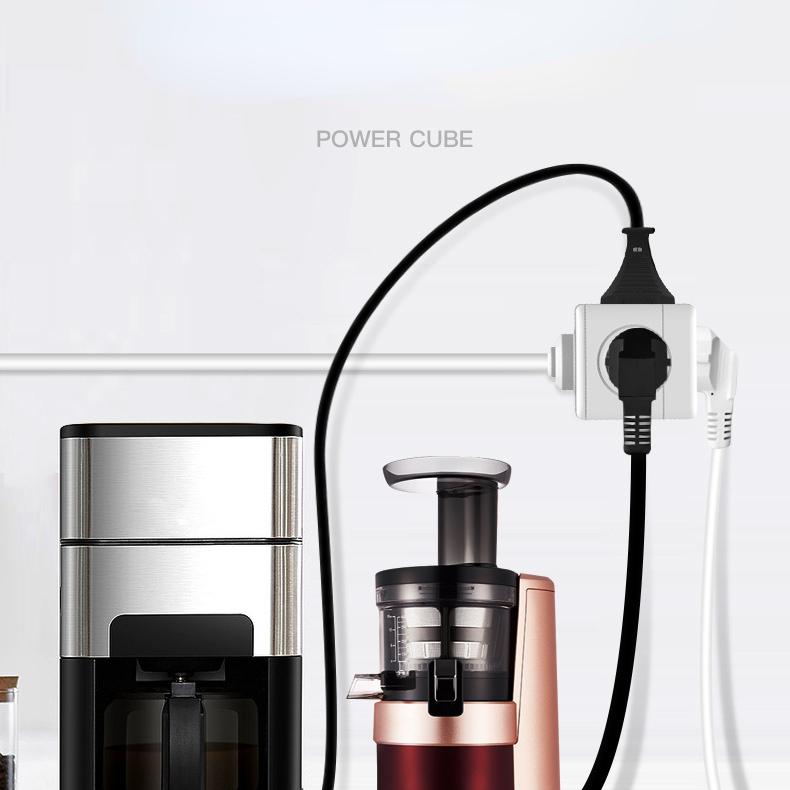 European Standard USB Rubik's Cube Socket Converter CE German Standard Household Compact Multifunctional Expansion Socket