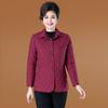 Women's Fall and Winter Comfortable Waist Thin Cotton Jacket Casual Big Yards Solid Color Jacket