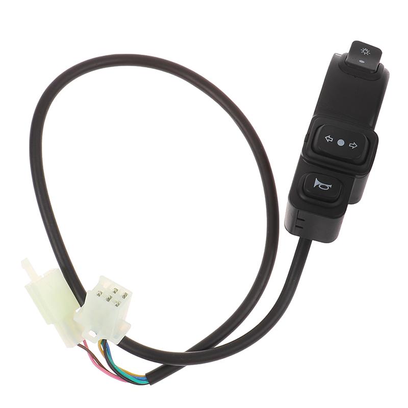 3 In1 Motorcycle Switch Electric Bike Scooter Turn Signal Horn Button 22Mm