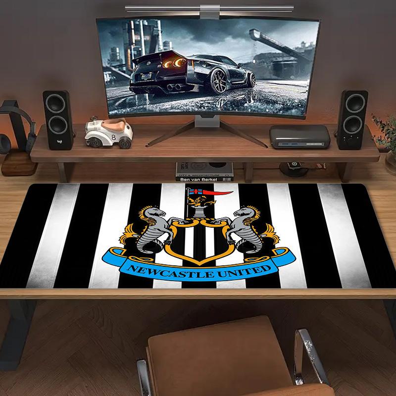 Newcastle United FC Print Cushion Non-slip Laptop Tablet Big Mousepad XXL Mat Mini PC Playmat With Lock edge