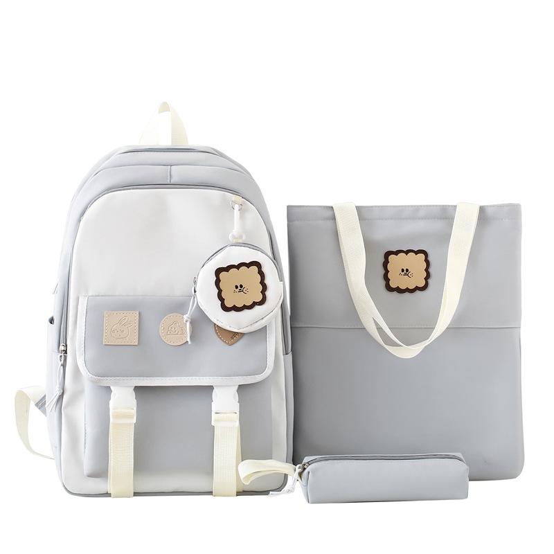 Новый Модный Тренд Рюкзак Повседневный Рюкзак Большая Вместимость Дорожная Необходимая Сумка Школьный Рюкзак для Начальной и Средней Школы