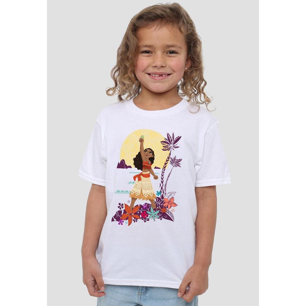 Moana Childrens/Kids Heart Sunset T-Shirt