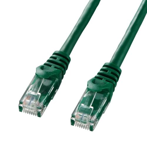 SANWA SUPPLY CAT6LAN Cable (3m) UTP 1Gbps/250MHz RJ45 Anti-claw Green LA-Y6-03G