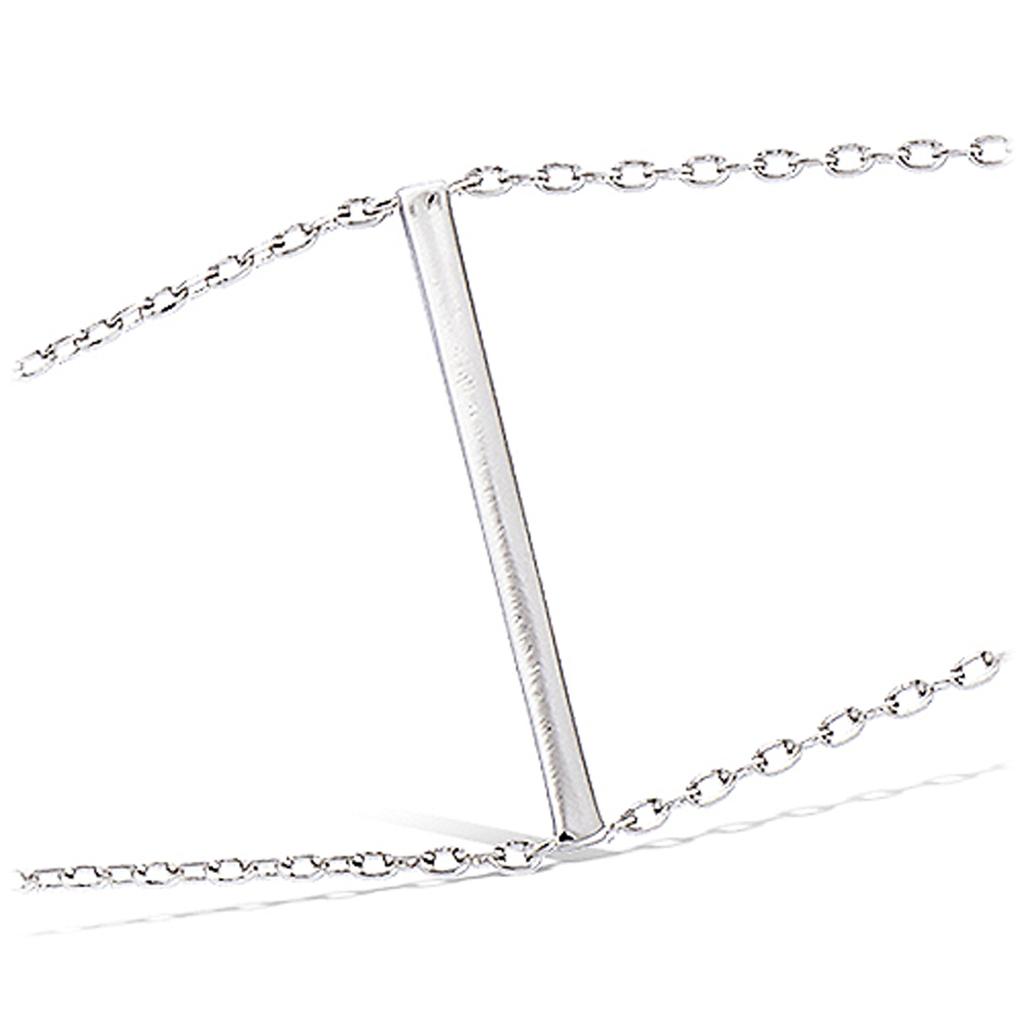 Les Trésors De Lily [L7221] - Silver 'Choreography' Bracelet (rhodium-plated) - 30x2 Mm