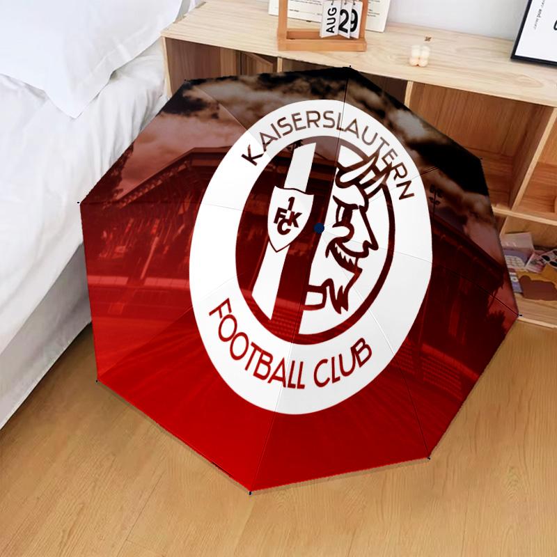 Kaisers-lautern Football Club Automatic Folding Umbrella - 8-Rib Travel Umbrella with Auto Open/Close & Portable Gifts for holidays or birthdays