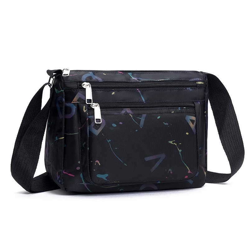 Модная женская сумка-мессенджер с несколькими карманами, высококачественная прочная тканевая сумка, женская легкая нейлоновая сумка через плечо для женщин