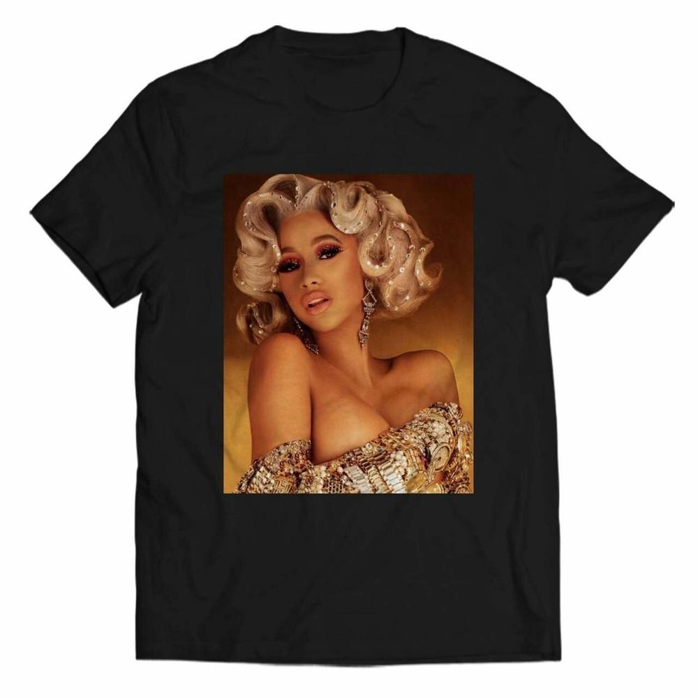 Мужская футболка Cardi B Унисекс С коротким рукавом Все размеры S -2345XL Унисекс Футболка