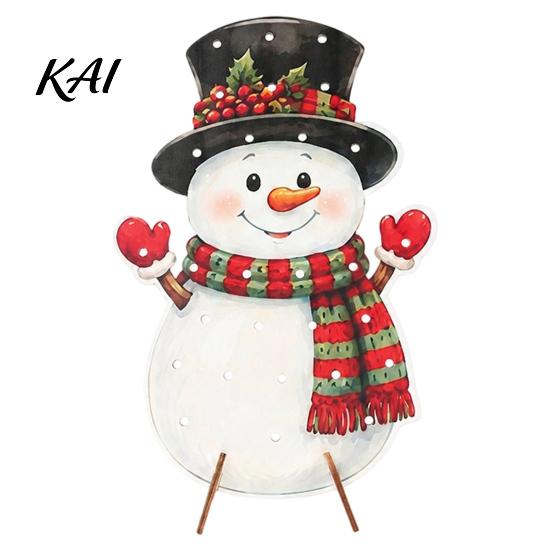 Decorative Wooden Lollipop Holder Christmas Display Stand, Creative Candy for Gingerbread Man Decor Buffet Table, Dessert Holiday Party Treats