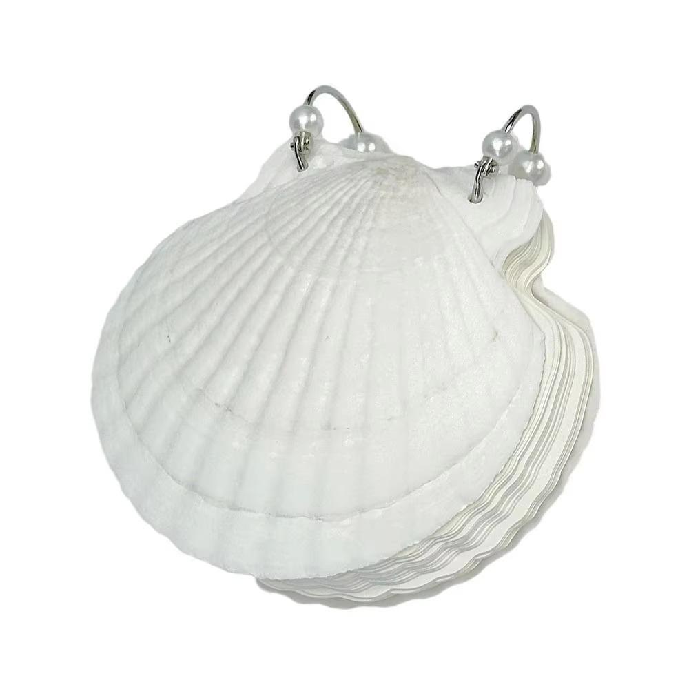 Multi-Purpose Seashell Notebook Blank Inner Pages Memo Pad Loose-leaf Notepad Gift Purpose