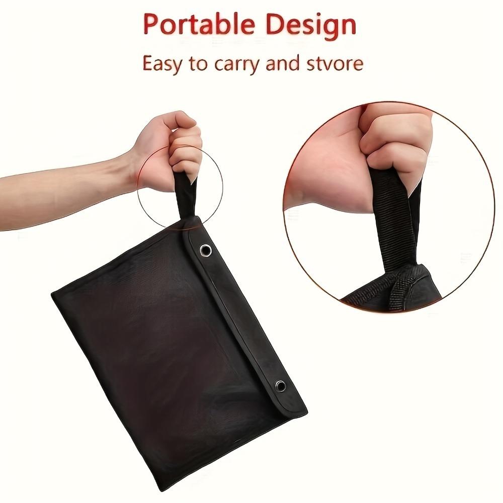 7 Piece Stainless Steel Putty Knife Set with Storage Bag