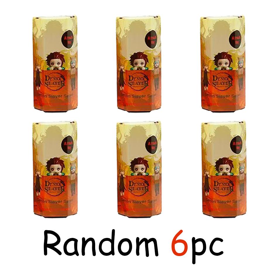New Party Angel Demon Slayer Series Blind Box Car Decoration Desktop Computer Screen Cupid Hand Fashion Play Doll Birthday Gifts