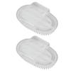 2pcs Meridians Brush Home Beauty Salon Travel Portable Fatigue Relief Massage Brush for Back Neck