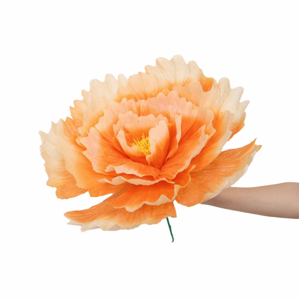 50cm Simulated Peonies Large Size Decorative Flowers Garden Decoration Artificial Design Non-woven Fabric Peony Flower