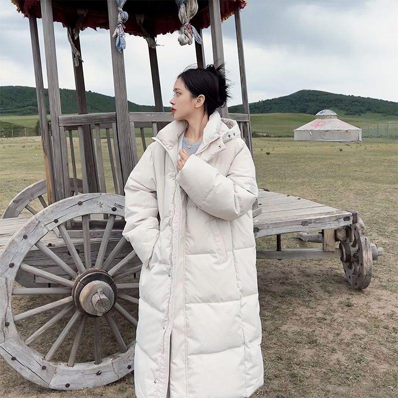 Негабаритное толстое стильное пальто из хлопка, хлопковая куртка для зимней длинной одежды