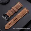 Новые аксессуары для часов Ремешок для часов подлинный 20 мм 22 мм 24 мм 26 мм ремешок для часов Ремешки для часов Crazy Horse кожаный ремешок для часов натуральная кожа мягкий винтажный коричневый