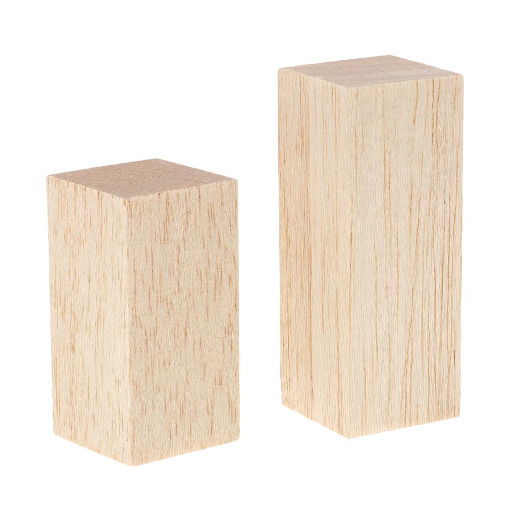 Balsa Wood Blocks Wooden Rod Sticks