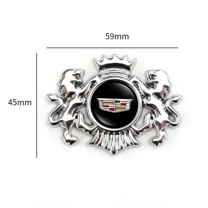AABHP1 Car Badge 3D Sticker Decal for Cadillac ATS CTS DTS STS SLS SLR XLR BLS Seville Escalade Tiburon CT6 Accessories