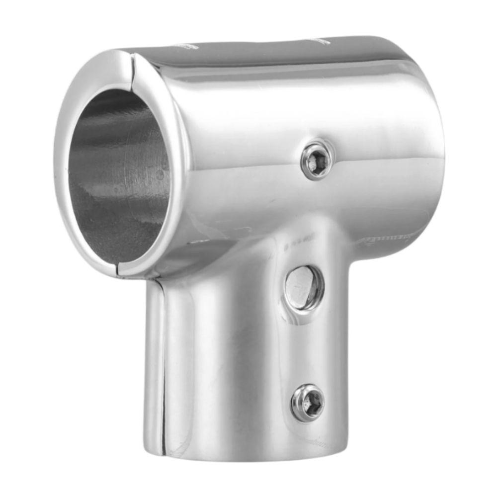 Corrosion Resistant Boat Hand Rail Fittings 90 Degree Stainless Steel Tee Marine Applications