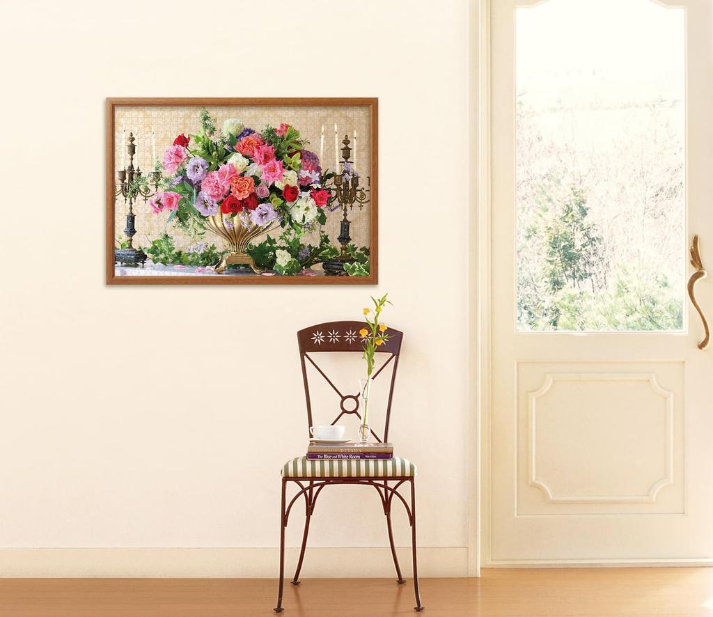 APPLEONE 1000-846 Brilliant Rose 1000-Piece (75 x 50 cm) Jigsaw Puzzle, Made in Japan