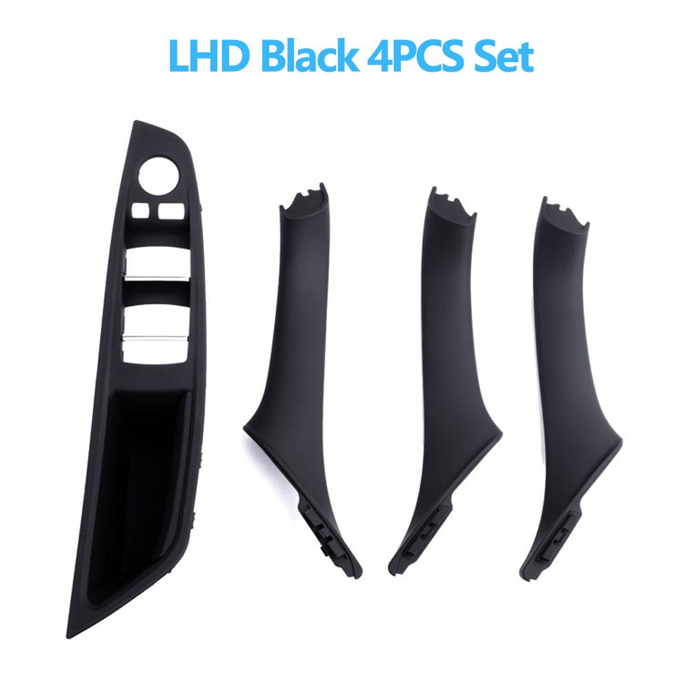 Left Hand Driver Interior Door Window Switch Panel Pull Handle Set For BMW F10 F11 F18 520 523 525 528
