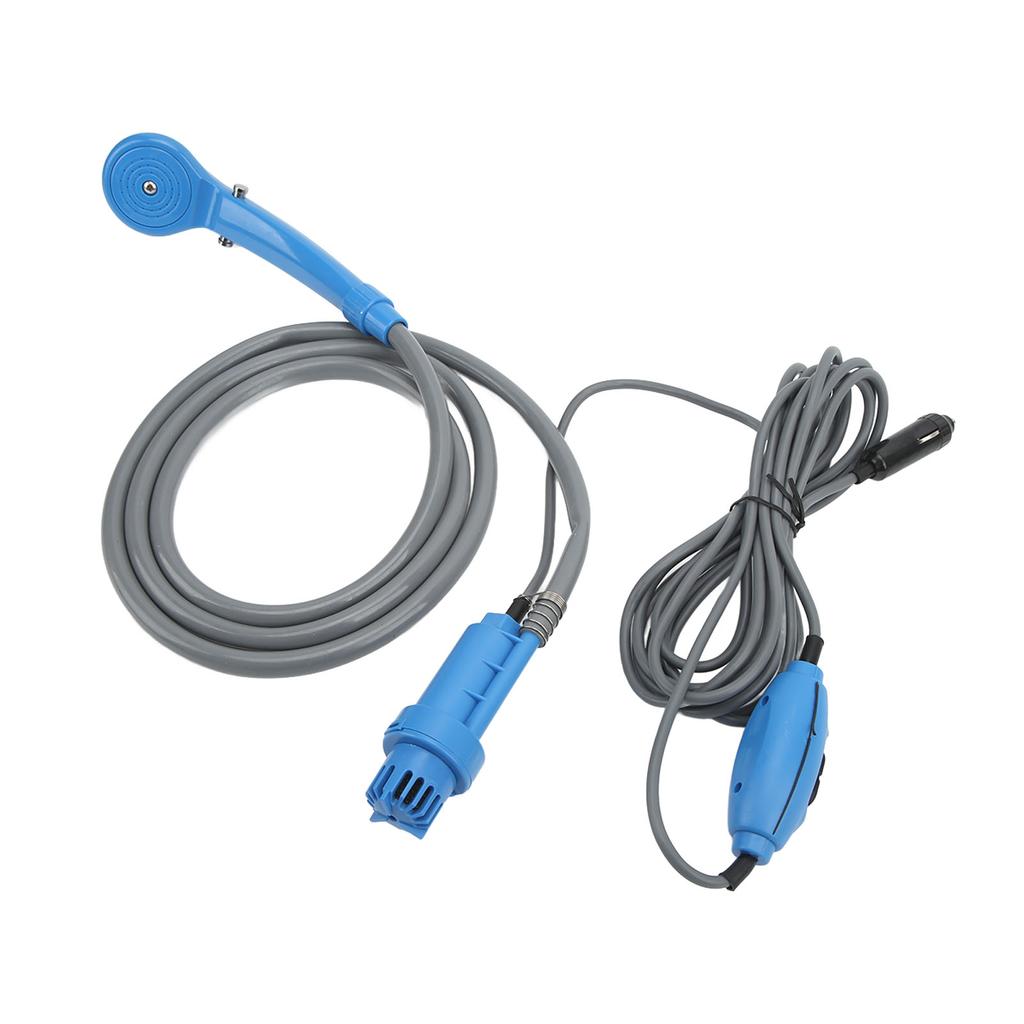 12V Портативный походный душ Складное ведро Набор 20л Вместимость Многоцелевой для пеших походов Мытье автомобиля Домашнее животное