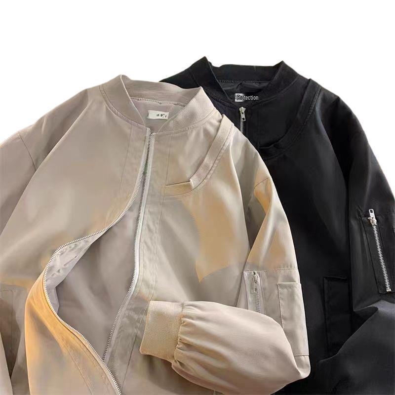 Унисекс Модная Серая Бомбер-куртка в стиле Харадзюку для Пар