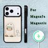 Милый Чехол для Телефона Y-Yoshitomo N-Nara Для iPhone 17,16,15,14,13,12,11,Pro,Max,Plus,Mini,SE4,E Магнитный Magsafe Беспроводная Зарядка