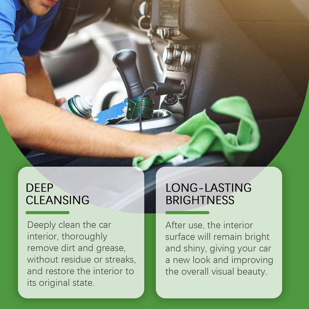 Набор для чистки салона автомобиля, чистящее средство для мягкой обивки сидений и внутренней отделки 120 мл
