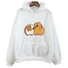 Guinea Pig Printing Hoodie Cute Kawaii Animal Clothes Autumn Fleece Hoodie Men Sweatshirt Slight Long Sleeve Tops