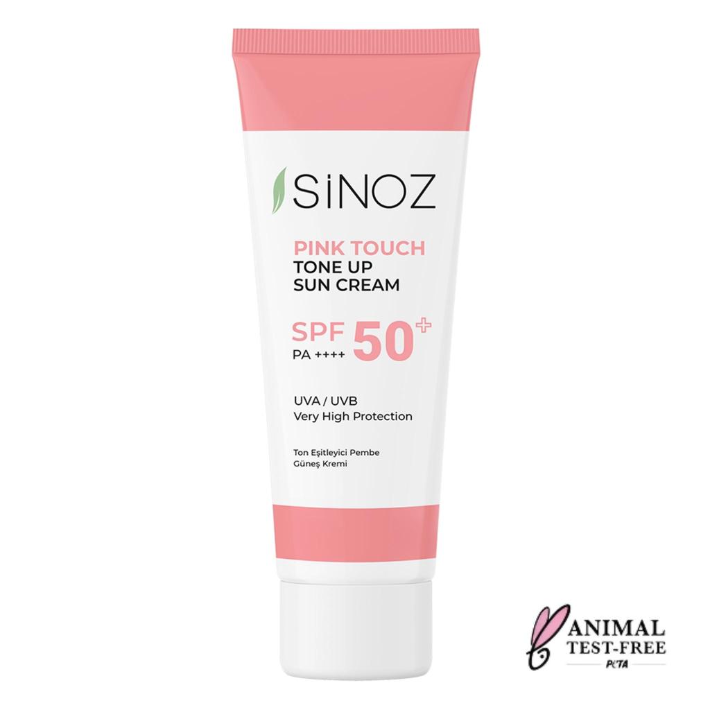 Sinoz Розовый тональный солнцезащитный крем SPF 50+ - Высокая защита от UVA 50 мл