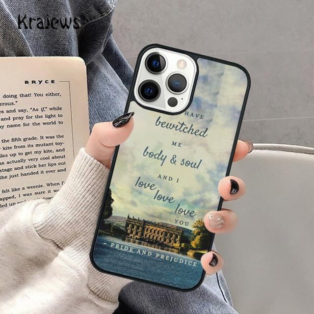 Pride And Prejudice Soft Phone Case For IPhone 18 17 Air 16 15 14 Max Plus 11 12 13 Pro Max Phone Cover coque Fundas