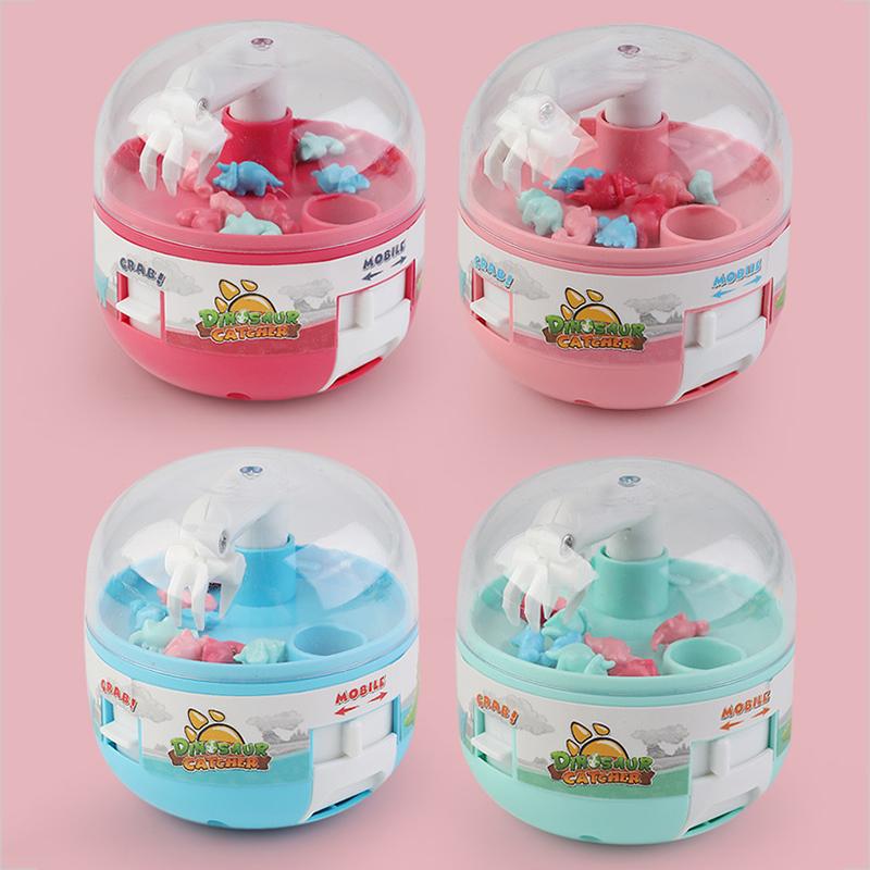 Мини-машина с когтями, игра в поимку динозавра, милый ловец, снятие стресса, микрофигурки динозавров, маленький приз, игрушка на кончиках пальцев для детей, LXY