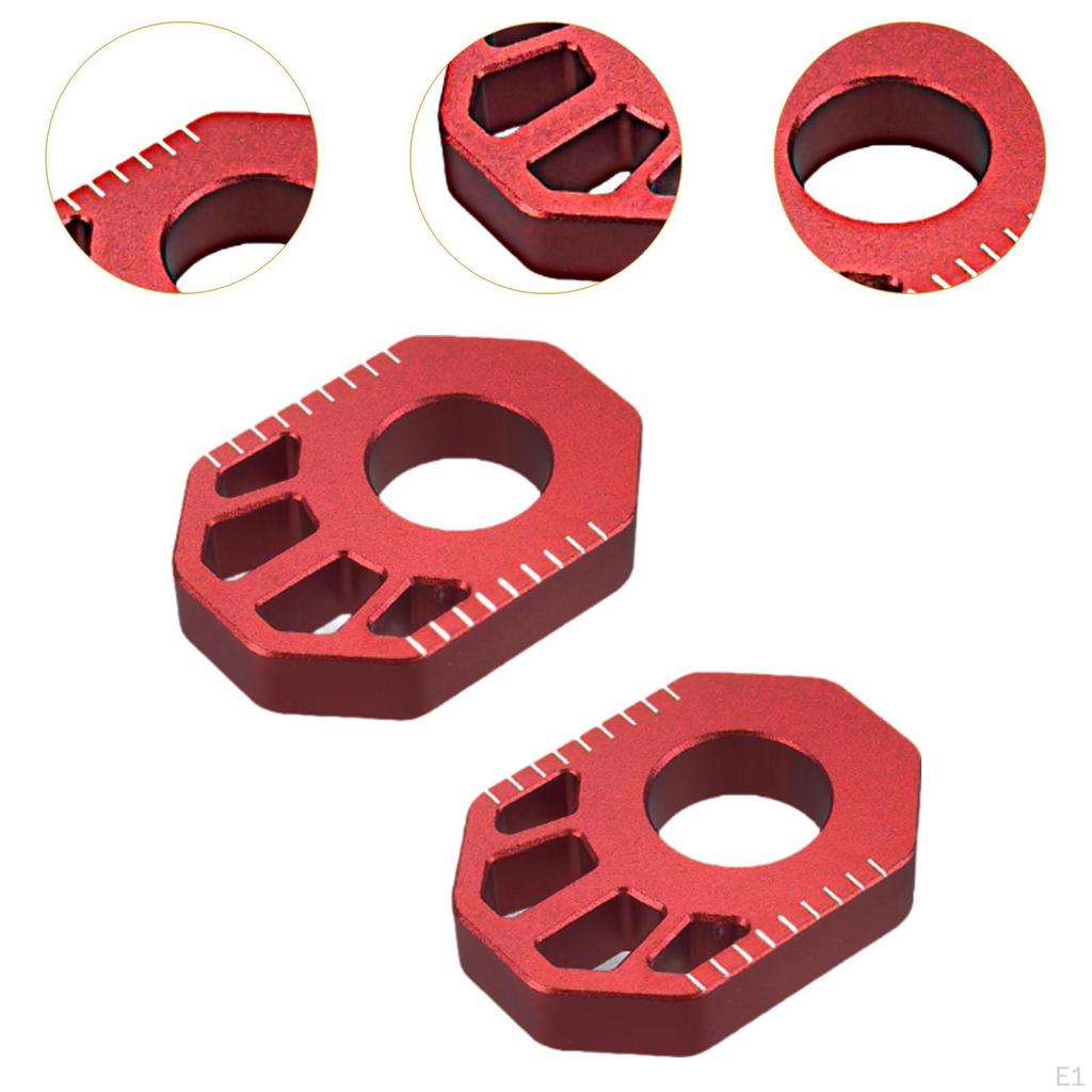 1 пара блоков задней оси для мотоцикла Dirt Bike, регулятор натяжителя цепи из алюминиевого сплава для Crf250L