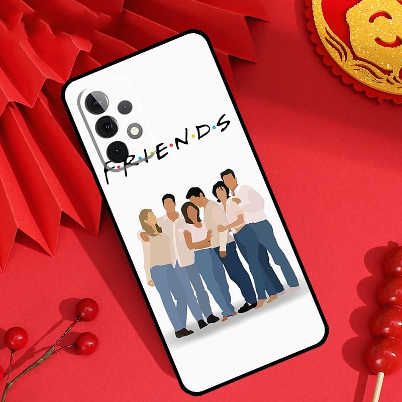 Чехол для телефона Samsung Galaxy M55 M35 M15 M11 M12 M13 M14 M06 M16 M36 M56 M31 M53 M32 M52 M34 M54 с персонажами из сериала Друзья