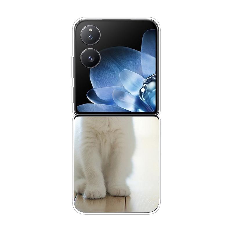 Твердая ПК-накладка для Xiaomi Mix Flip Противоударный чехол для телефона для Mi Mix Flip 5G Ультратонкая задняя прозрачная накладка MixFlip Чехол Coque Funda