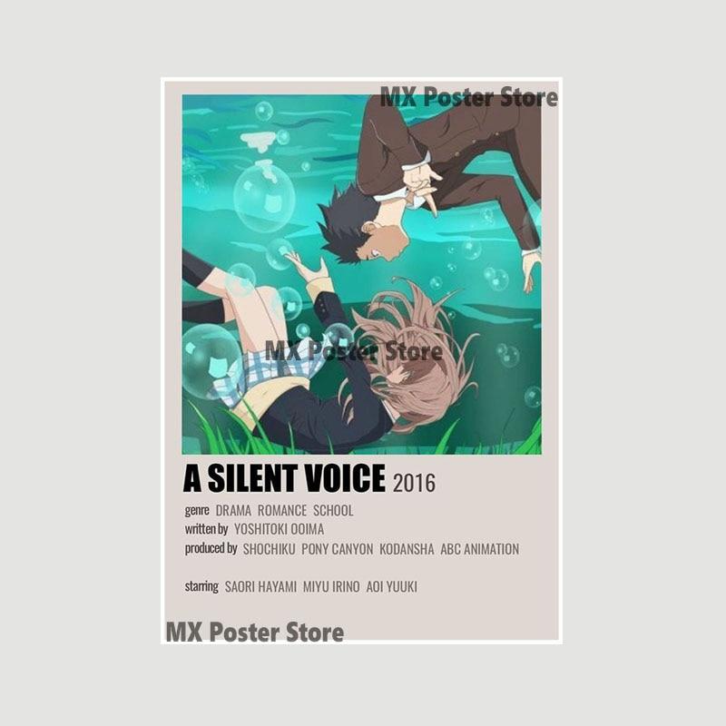 Убийца Демонов, белый бумажный плакат, классический японский аниме-сериал, художественная мультяшная живопись, наклейка для домашнего бара, художественная настенная декоративная фреска