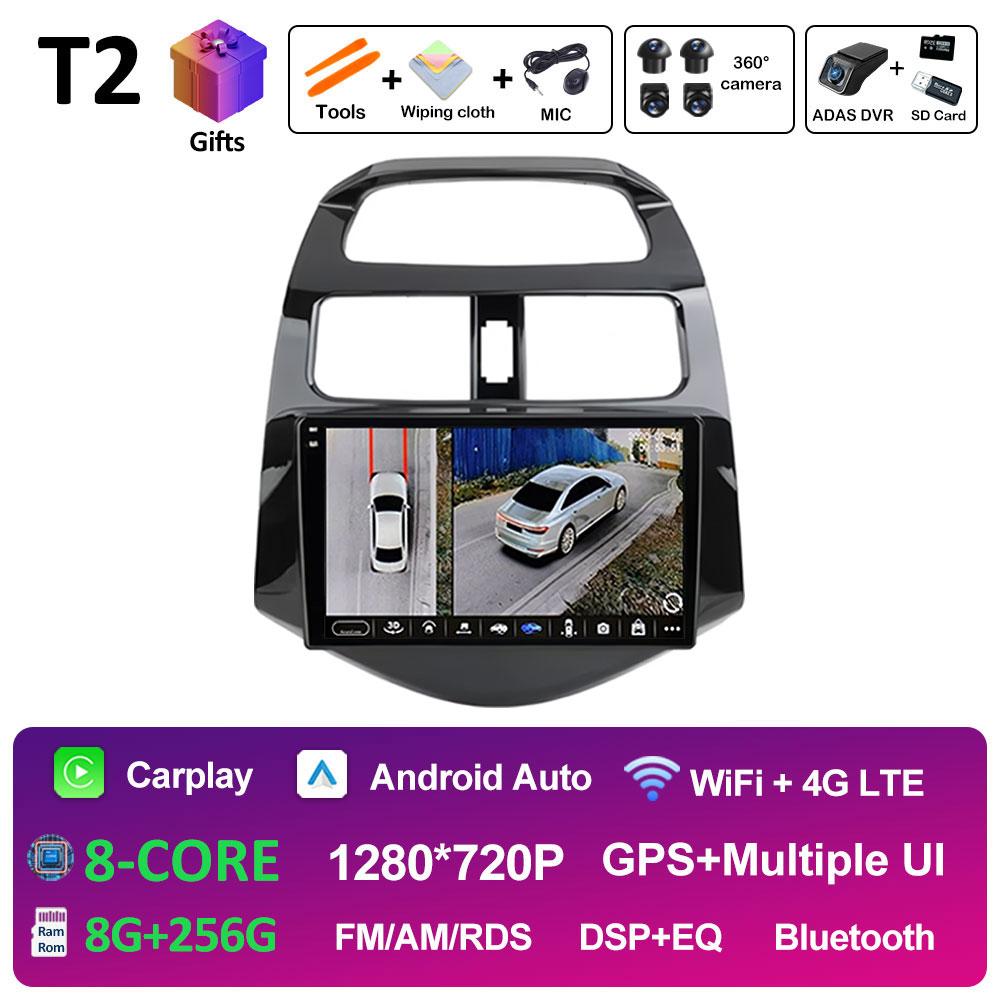 Android 14 Автомобильное видео для Chevrolet Spark Beat Matiz Creative 2010 2011 2012 2013 2014 Радиоплеер GPS Навигация Авто Инструменты 4G