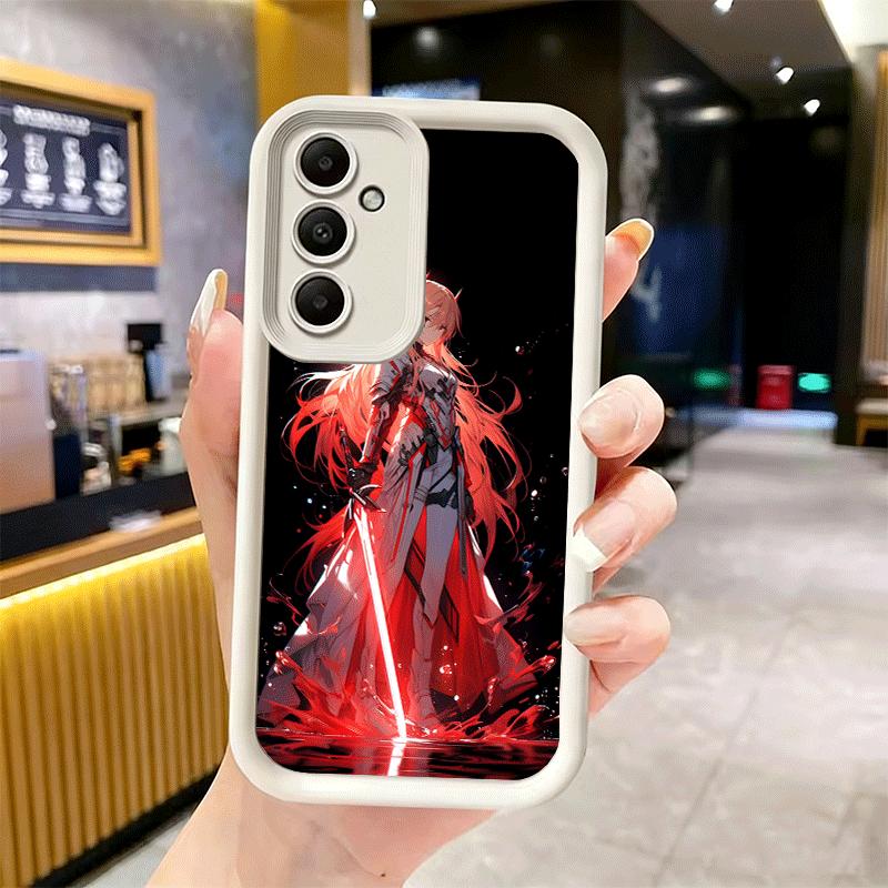 Чехол для телефона для Samsung Galaxy A17 A16 A15 A14 A13 Sword Art Online Юки Асуна A56 A36 A26 A55 A35 A25 A54 A34 A24 A53 A33 A23 A