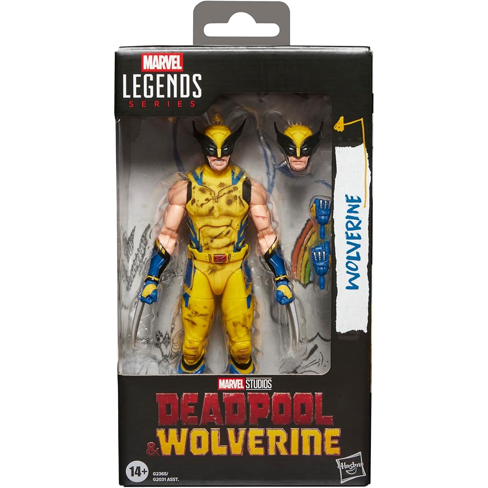 Hasbro Marvel Legends Фигурка Росомахи 15 см Костюм с боевыми повреждениями Коллекционная