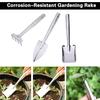 3Pcs/Set Garden Rake Shovel Spade Handheld Stainless Steel Flower Succulent Planting Soil Processing Hand Tool Outdoor