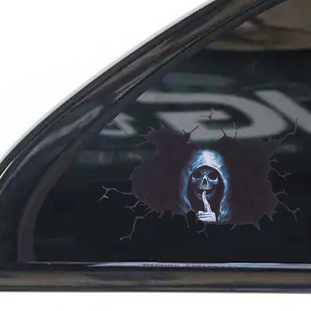 Skull Skeleton Skull Sticker Car Decoration Decal Car Sticker Pull Fuel Tank Decal Car Styling