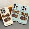 Чехол для телефона iPhone 11 13, чехол для iPhone 12 14 15 16 Pro Max 12 Pro 15 Plus, кожаный, окрашенный, водонепроницаемый, устойчивый к падениям и износу, мультяшный