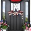 День независимости деревянные дверные таблички венок украшения дверные подвесные настенные украшения дома